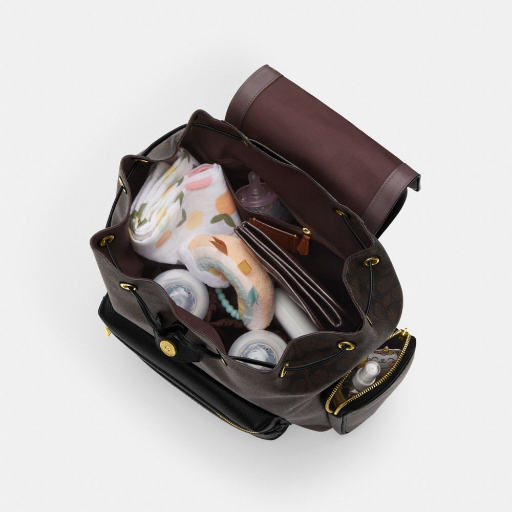 Baby Backpack In Signature Canvas