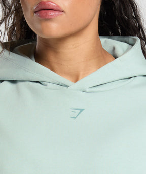 Gymshark Back Gains Graphic Hoodie - Morning Blue