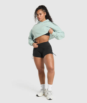 Gymshark Back Gains Graphic Hoodie - Morning Blue