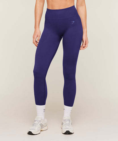 Gymshark Poise Seamless Leggings - Indigo Purple