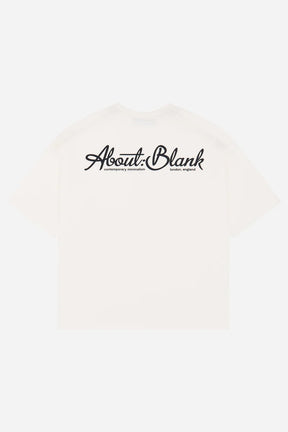 Banner t-shirt - oat/black
