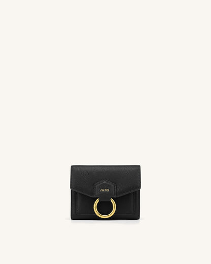 Stella Wallet - Dark Green Croc