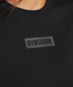 Gymshark Block Oversized T-Shirt - Black