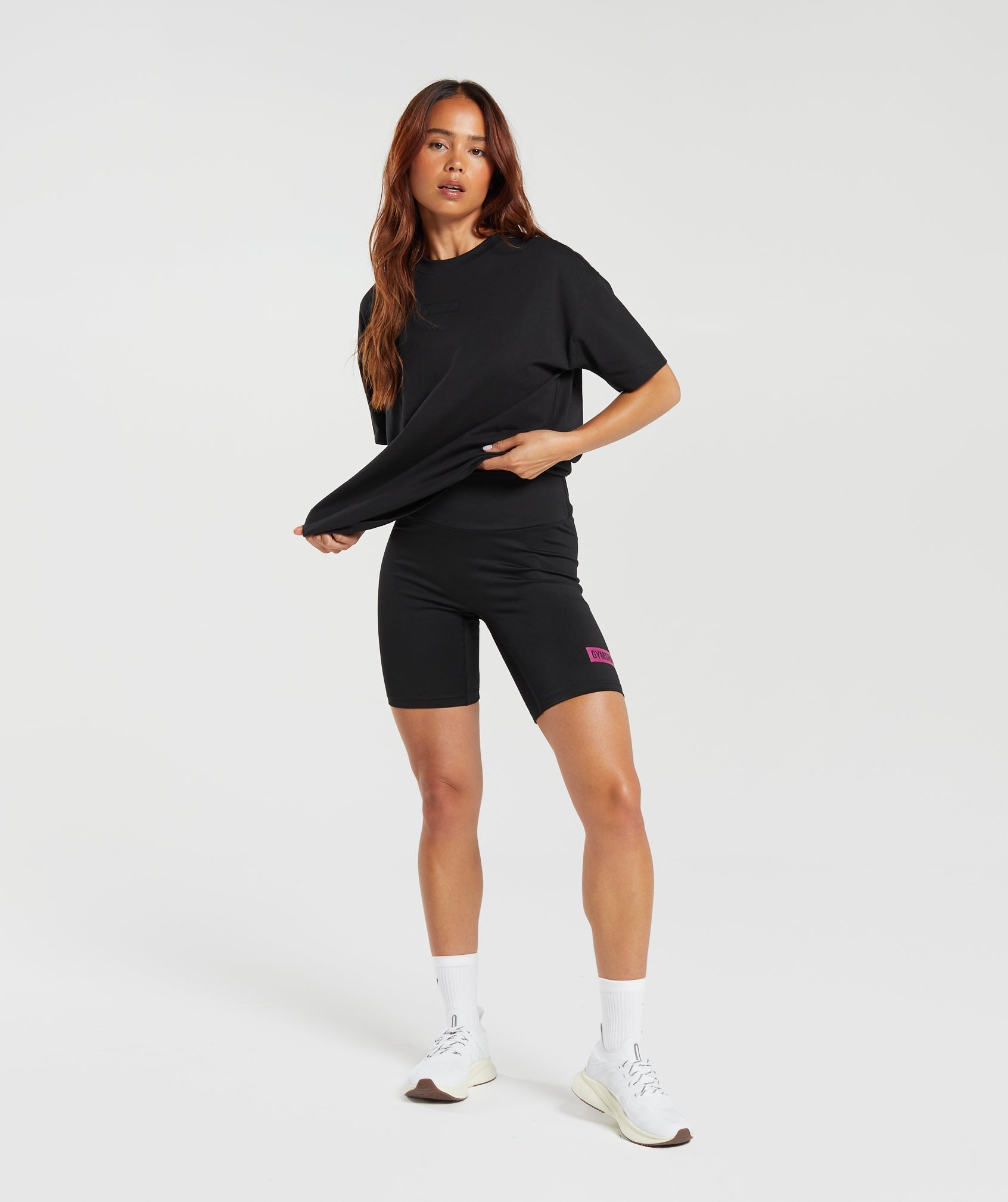 Gymshark Block Oversized T-Shirt - Black