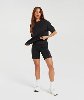 Gymshark Block Oversized T-Shirt - Black