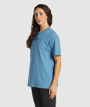 Gymshark Block Oversized T-Shirt - Classic Blue