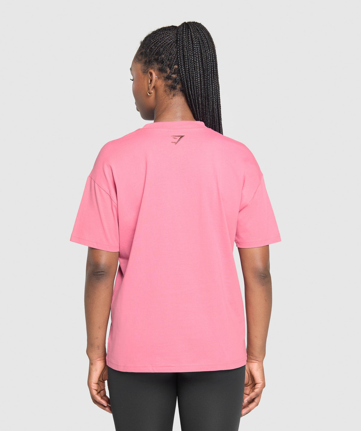 Gymshark Block Oversized T-Shirt - Sunset Pink