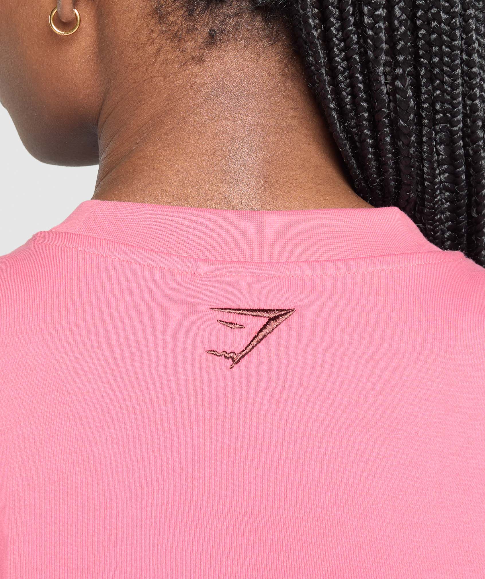 Gymshark Block Oversized T-Shirt - Sunset Pink