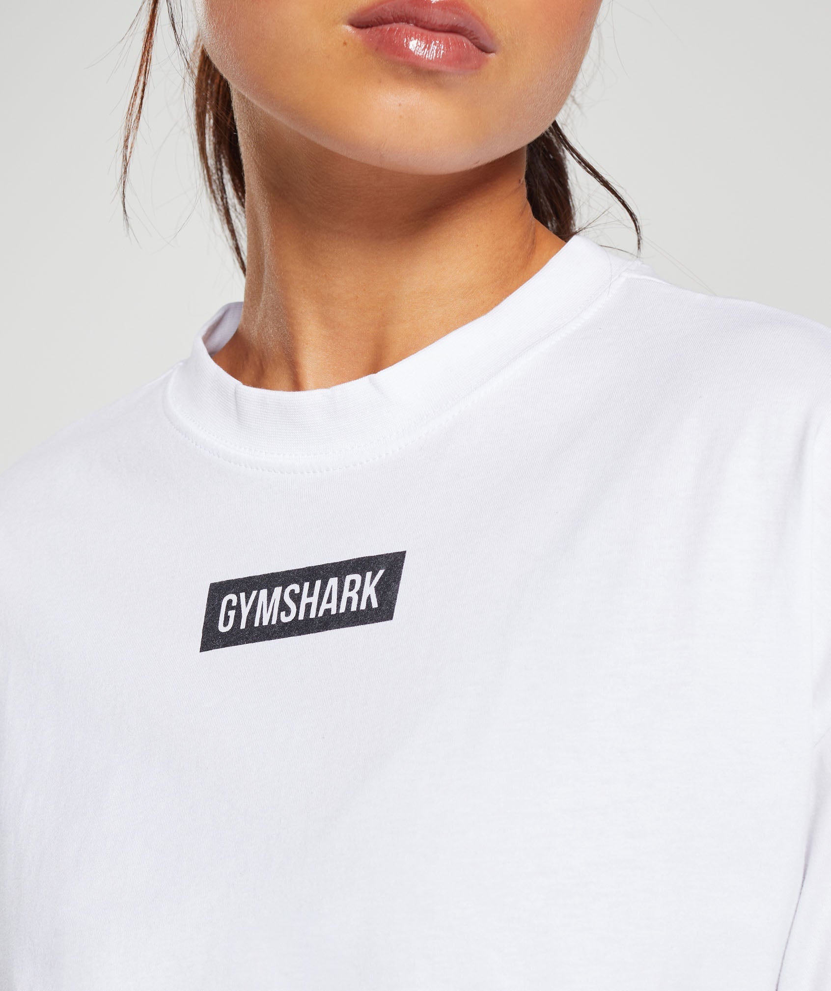 Gymshark Block Oversized T-Shirt - White