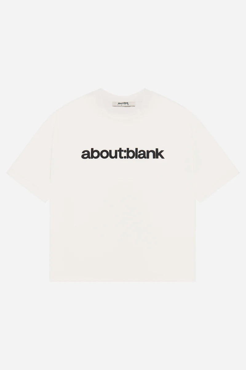 Block mock neck t-shirt - oat/black