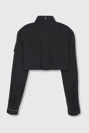 BOXY CROP SHIRT