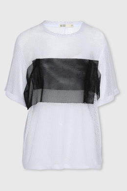 DOUBLE MESH BANDAGE TEE