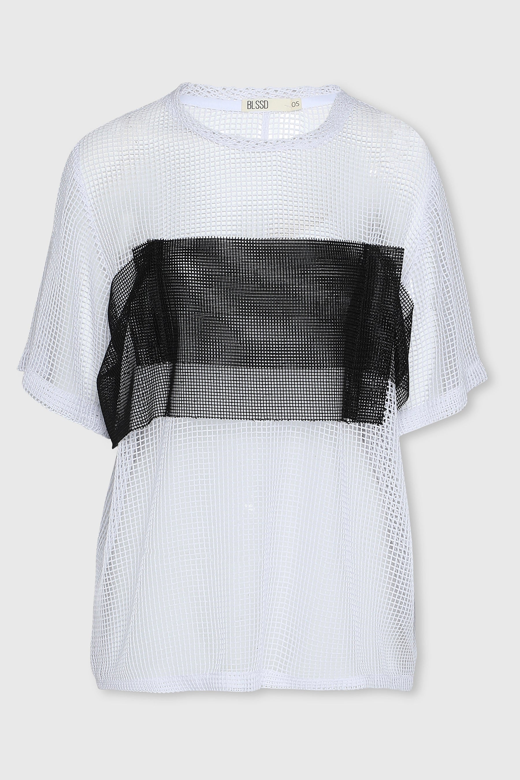 DOUBLE MESH BANDAGE TEE