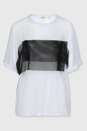 DOUBLE MESH BANDAGE TEE