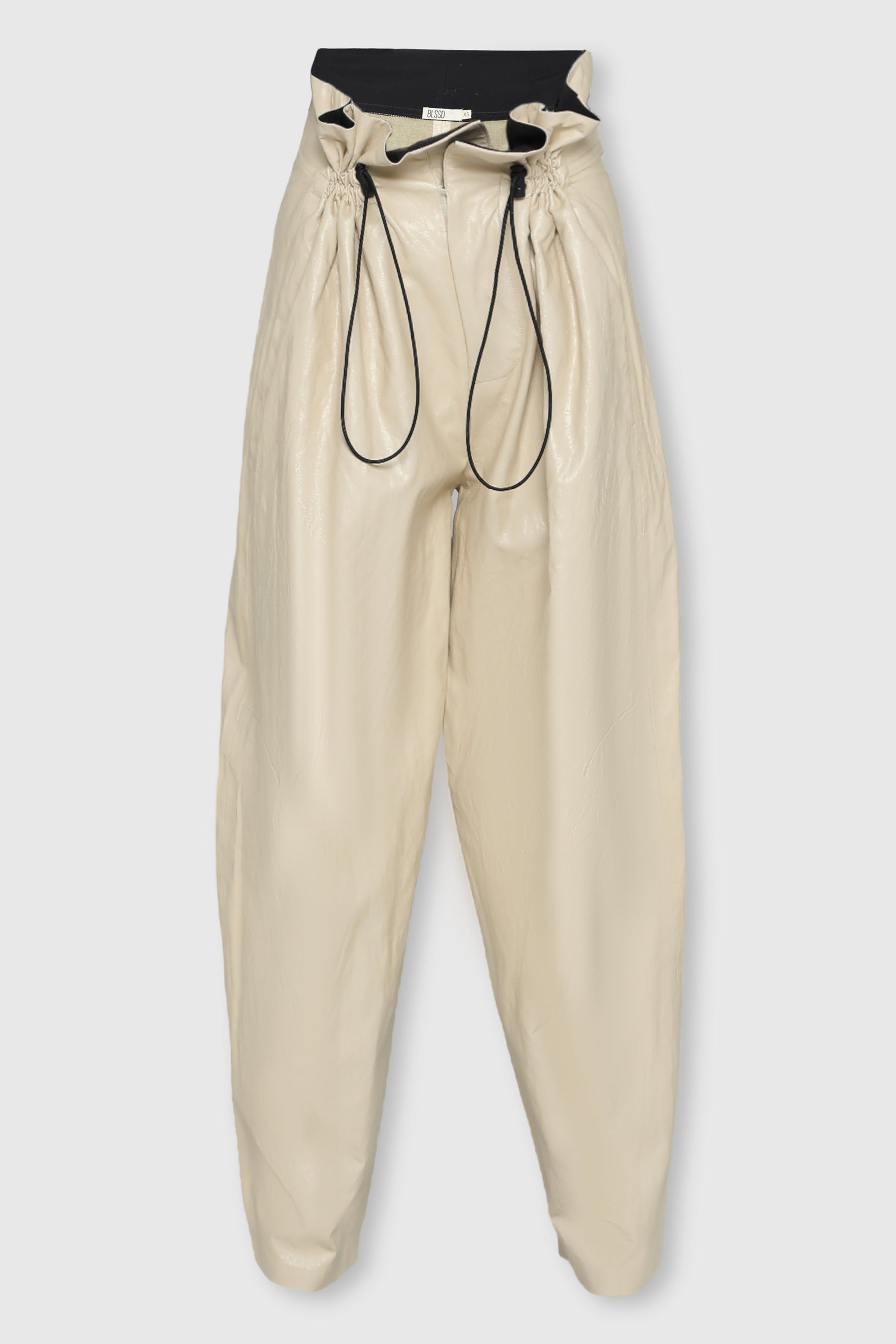 VEGAN LEATHER PARACHUTE PANTS