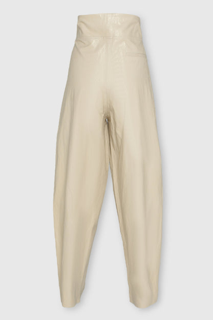 VEGAN LEATHER PARACHUTE PANTS