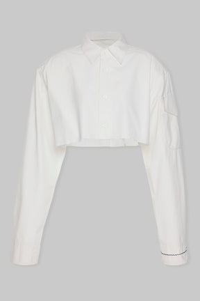 BOXY CROP SHIRT