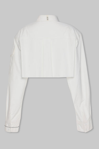 BOXY CROP SHIRT