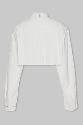 BOXY CROP SHIRT