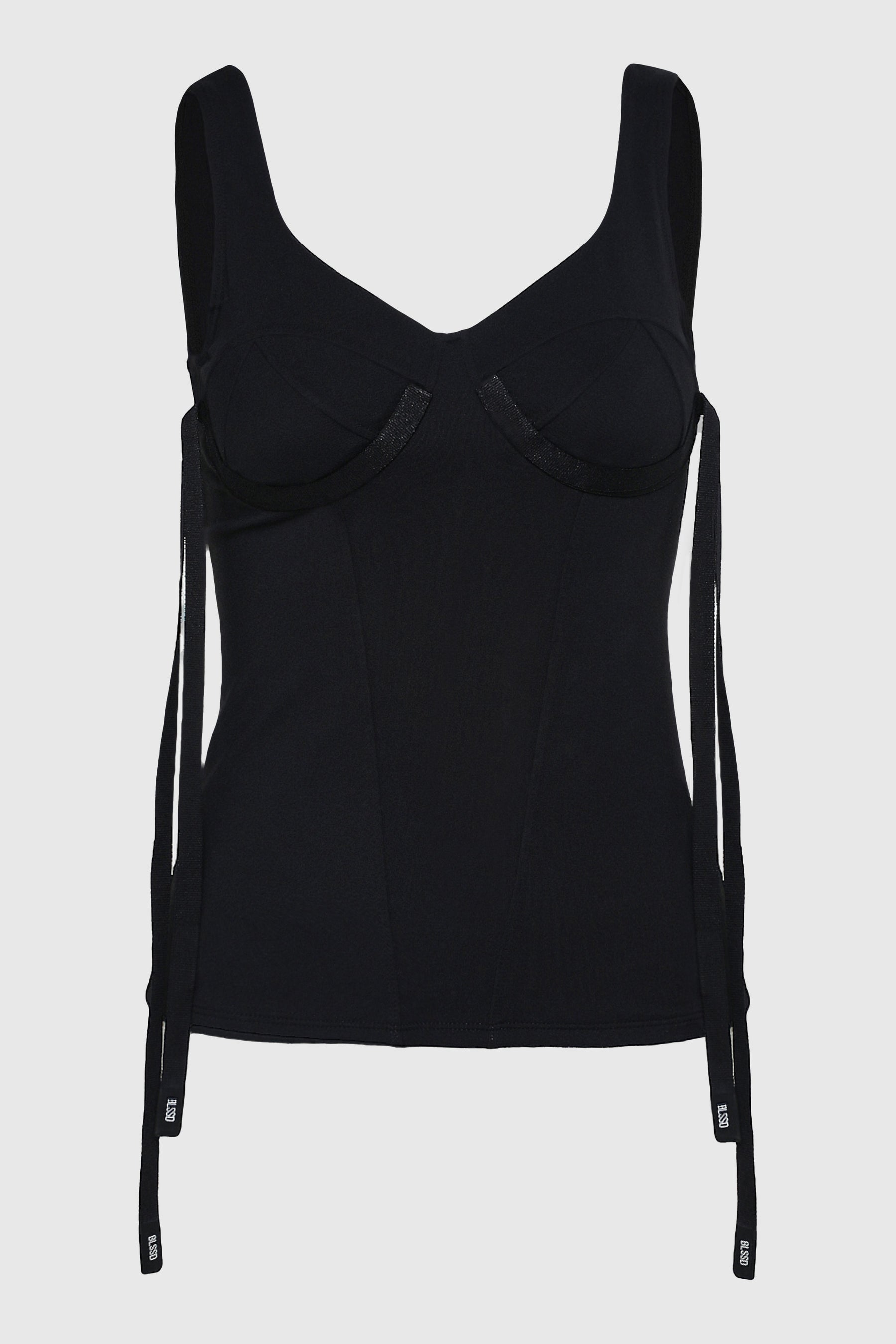 FAUX CORSET TANK W/ BRA LINES
