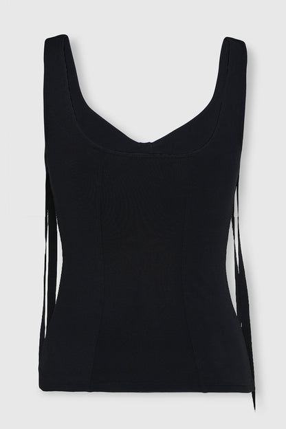 FAUX CORSET TANK W/ BRA LINES