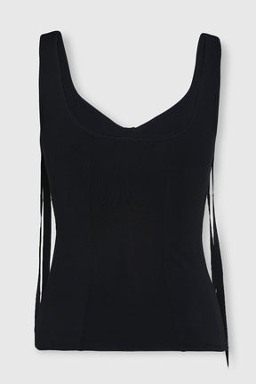 FAUX CORSET TANK W/ BRA LINES