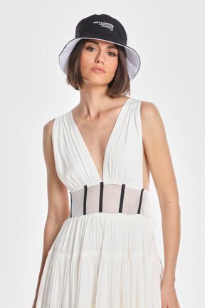 ELENI HALF CORSET DRESS