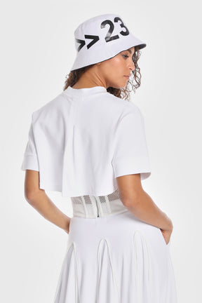 MESH CORSET TEE