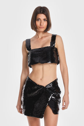 SEOUL SEQUIN CROP TOP
