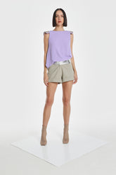 V BACK TOP W/ SHOULDER PADS