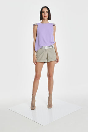 V BACK TOP W/ SHOULDER PADS