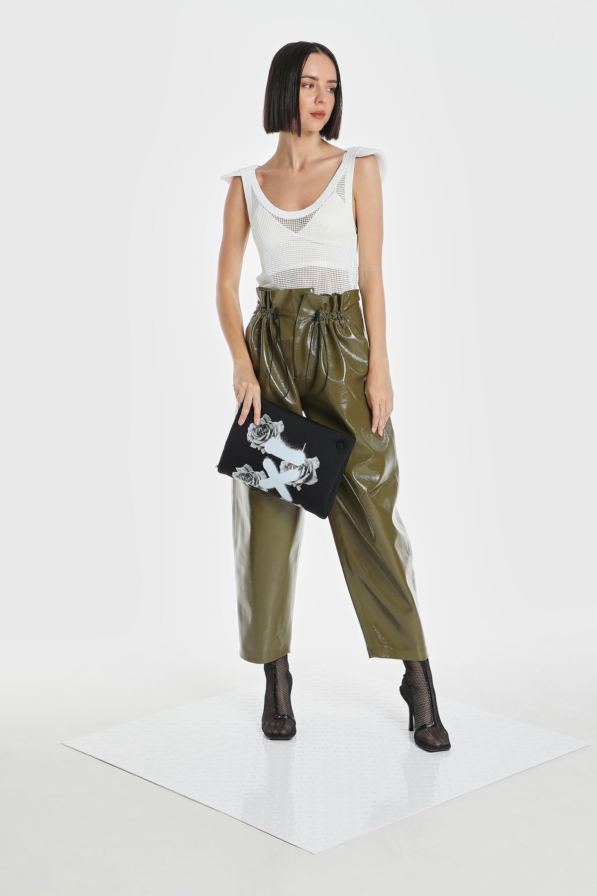MESH TANK W/ SHOULDER PADS