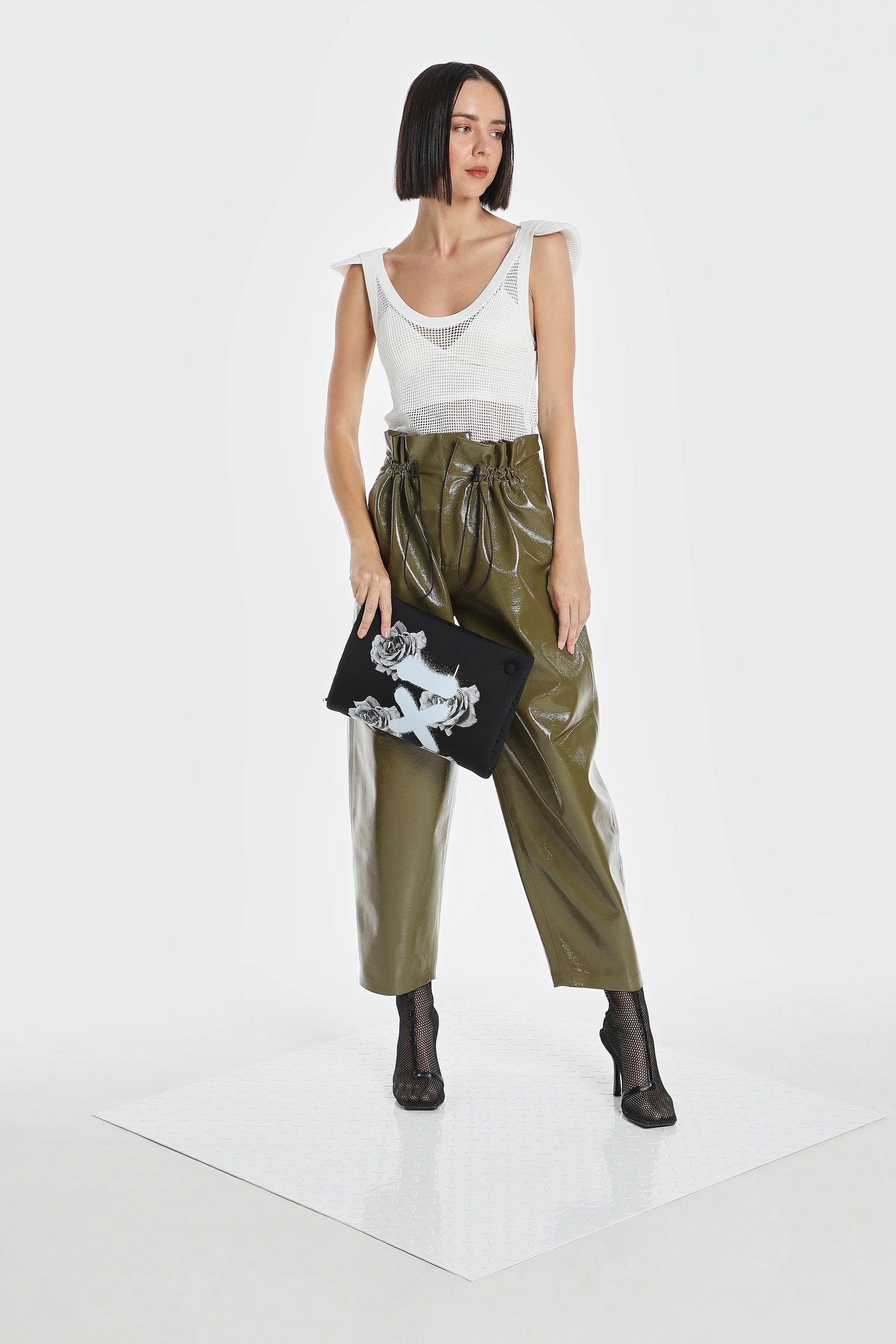 MESH TANK W/ SHOULDER PADS