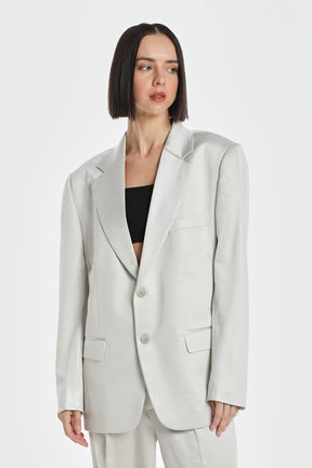 WHAT ARE YOU NOT SILK BLAZER