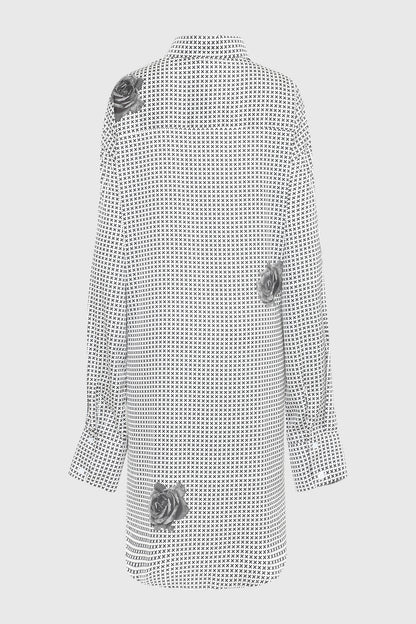NOT XXX INDUSTRIAL FLOWER SILK SHIRT
