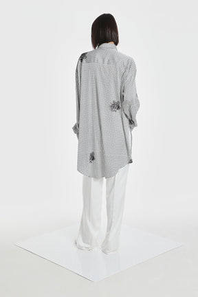 NOT XXX INDUSTRIAL FLOWER SILK SHIRT