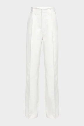 WAIST FOLD SILK PANTS