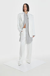 WHAT ARE YOU NOT SILK BLAZER
