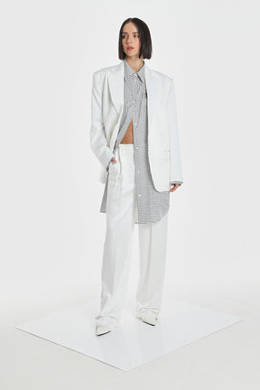 WHAT ARE YOU NOT SILK BLAZER