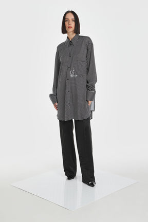 NOT XXX INDUSTRIAL FLOWER SILK SHIRT