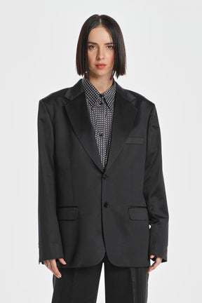 WHAT ARE YOU NOT SILK BLAZER