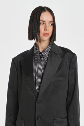 WHAT ARE YOU NOT SILK BLAZER