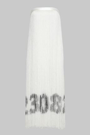 CODE FRINGE STRAPLESS DRESS