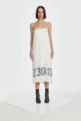 CODE FRINGE STRAPLESS DRESS