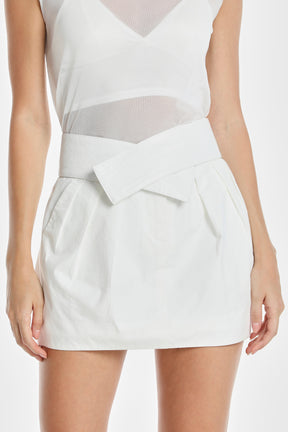 X VEGAN LEATHER BELT