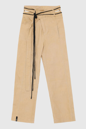 DOUBLE WAIST DENIM PANTS