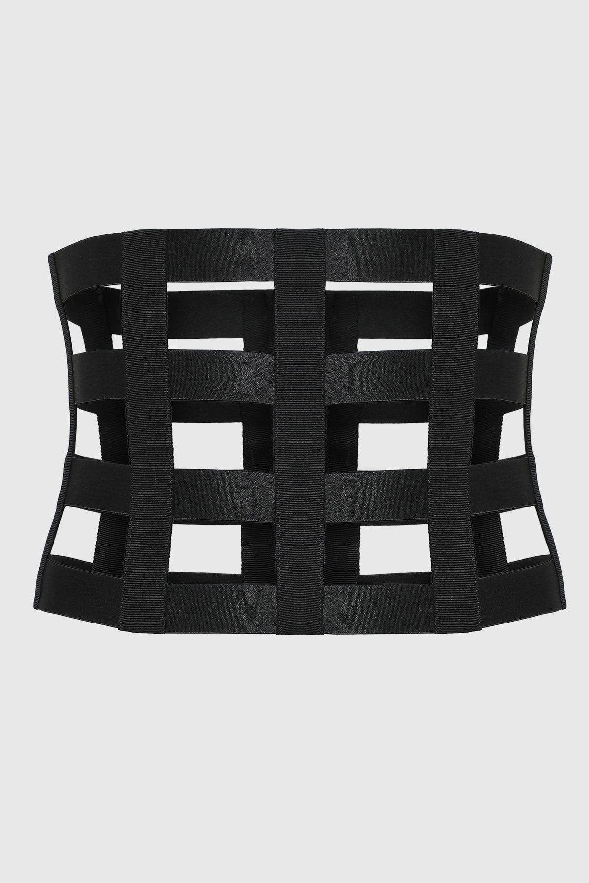 SQUARE GRID CORSET BELT