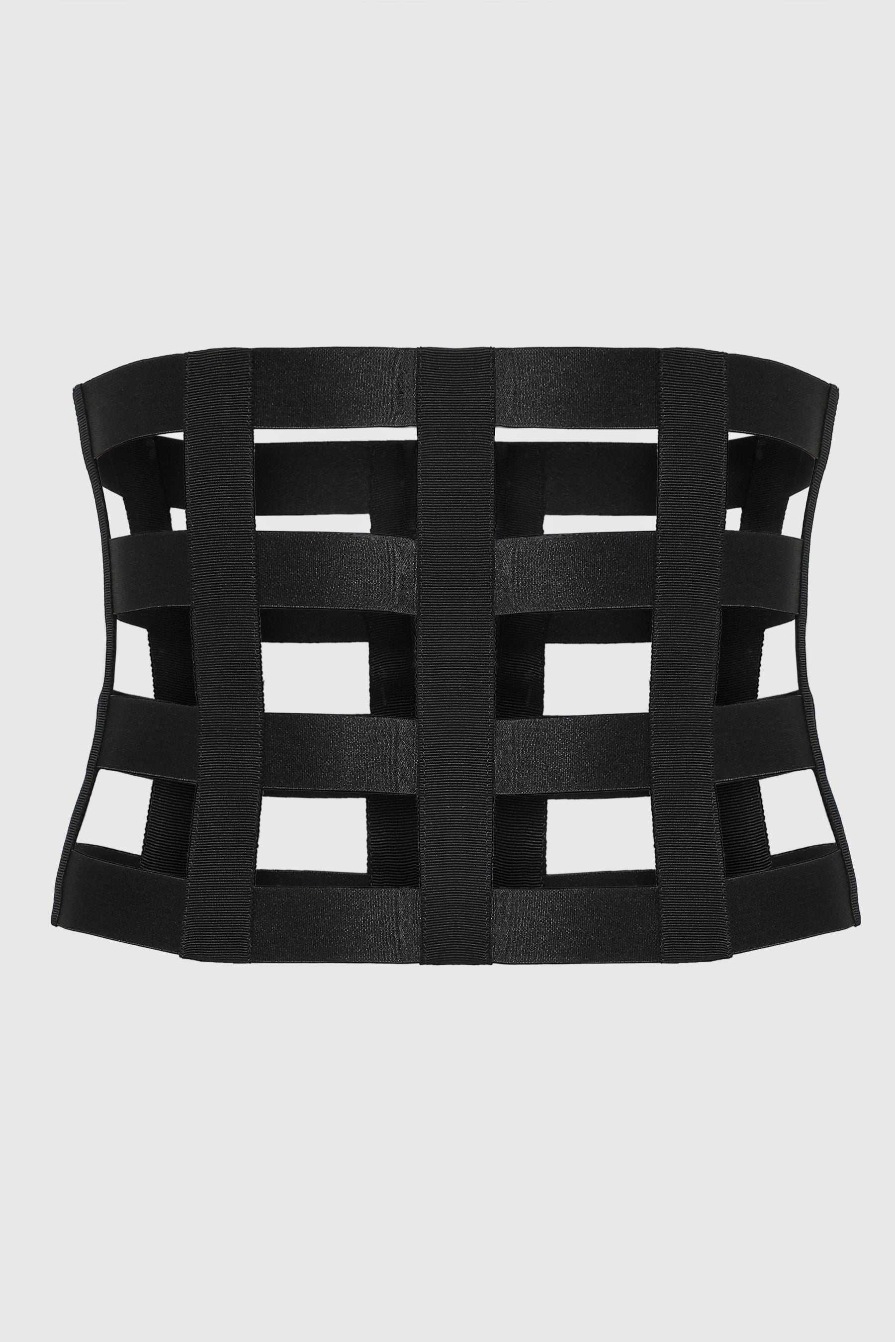 SQUARE GRID CORSET BELT