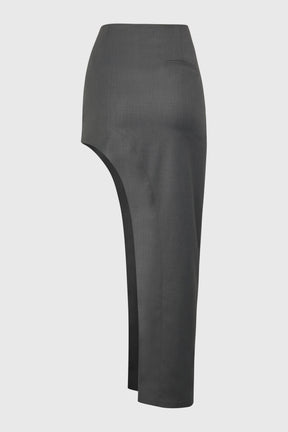 ASYMMETRIC MAXI SKIRT