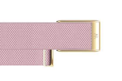 Whoop 5.0 SuperKnit Luxe Band - Blush with Gold